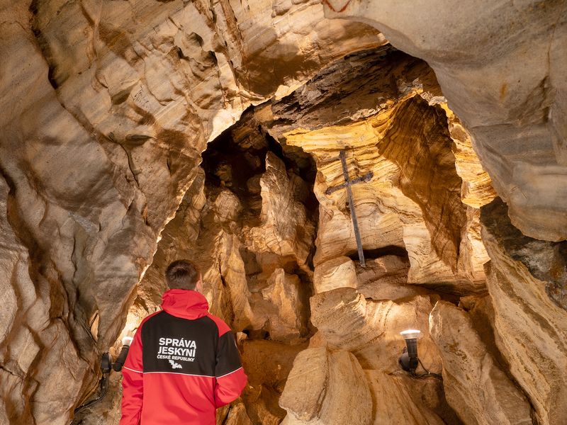 Chýnovská jeskyně. Foto: Jaroslav Šanda. Zdroj: Správa jeskyní ČR