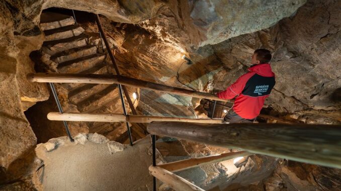 Chýnovská jeskyně. Foto: Jaroslav Šanda. Zdroj: Správa jeskyní ČR