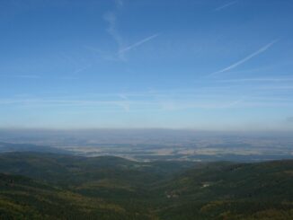 Borůvková hora výhled
