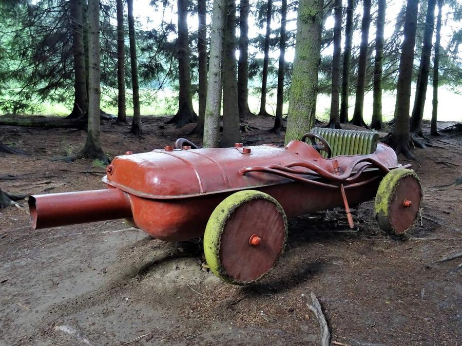 Březina a Hergotmobil. Foto: Anna Petruželková