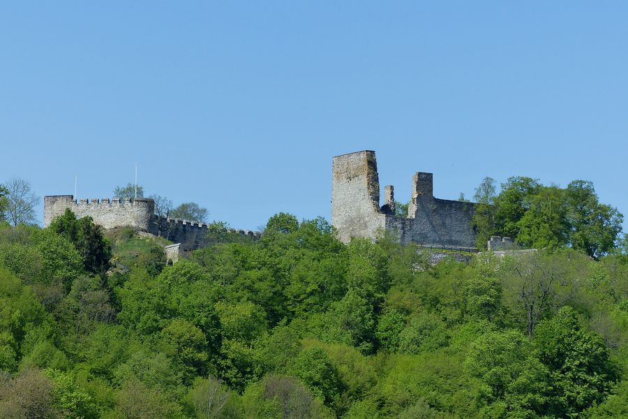 Zřícenina hradu Cornštejn nad Vranovskou přehradou. Foto: Antonín Skryja