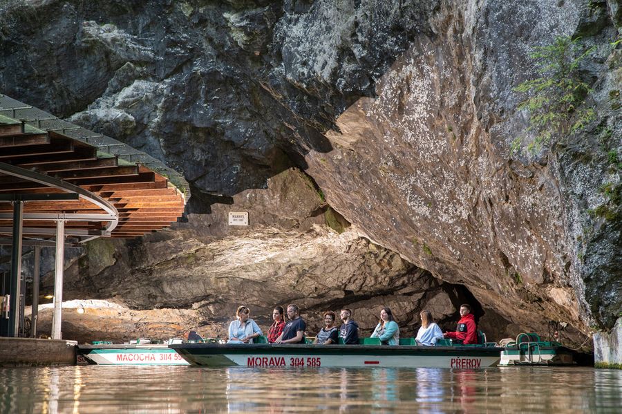 Punkevní jeskyně v Moravském krasu. Foto: Jaroslav Šanda. Zdroj: Správa jeskyní ČR