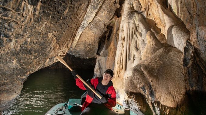 Punkevní jeskyně v Moravském krasu. Foto: Jaroslav Šanda. Zdroj: Správa jeskyní ČR