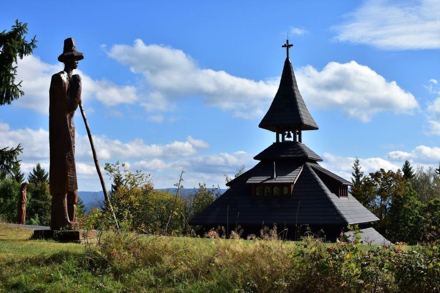 Velké Karlovice - Zvonice Soláň. Zdroj: Centrála cestovního ruchu Východní Moravy