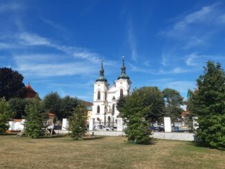 Kostel Narození Panny Marie v obci Želiv. Foto: Anna Petruželková