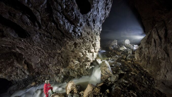 Úchvatné podzemní prostory Sloupsko-šošůvských jeskyní. Zdroj: Správa jeskyní České republiky