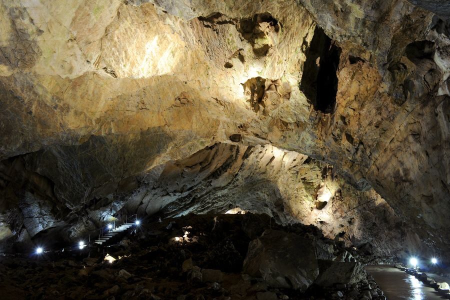 Hlavní dóm v Kateřinské jeskyni. Zdroj: Správa jeskyní České republiky