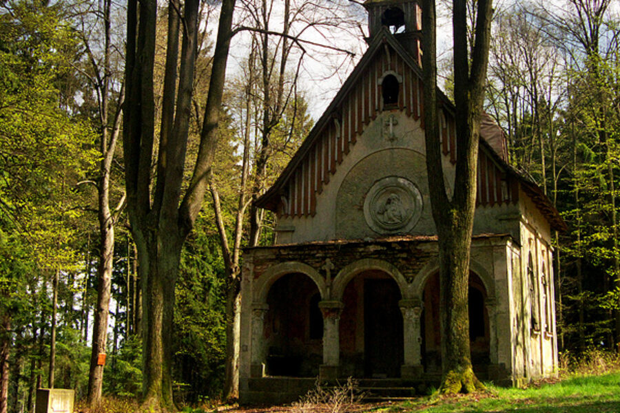 Lobendava: kaple svatého Jáchyma. Foto: Flickr.com / Geocaching (My keš)
