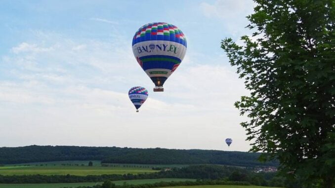 Létání balónů v Mikulově. Ilustrační foto: archiv města Mikulov