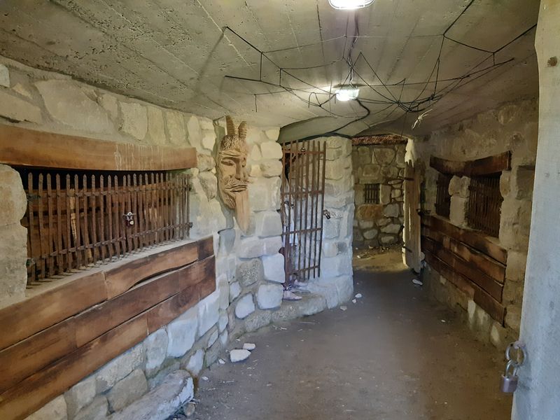 Podzemní chodba na Havlově hoře v Lesoparku U Jakuba. Foto: Anna Petruželková