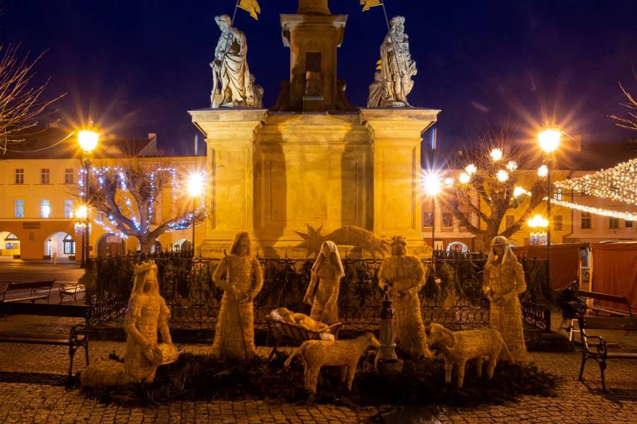 Betlém na Velkém náměstí v Kroměříži