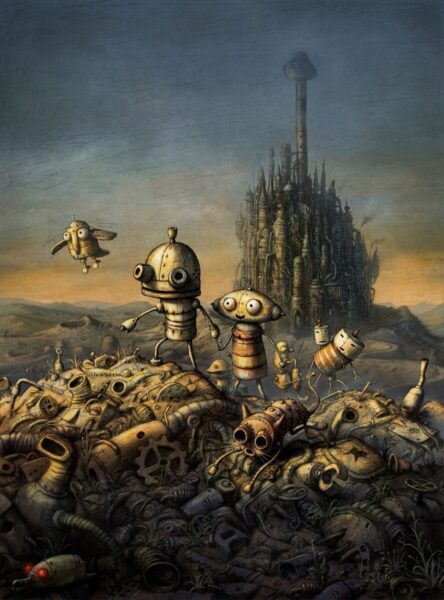 Krajina mechu a robotů: „postapo“ svět Adolfa Lachmana. Zdroj: SMART Communication s.r.o.