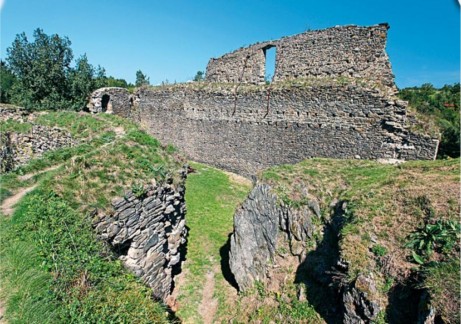 Plzeň zřícenina hradu Buben