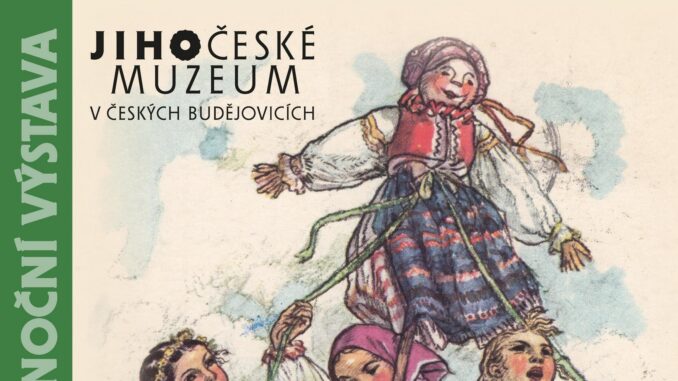 Velikonoční hry. Propagační leták, ořez. Zdroj: Jihočeské muzeum v Českých Budějovicích.