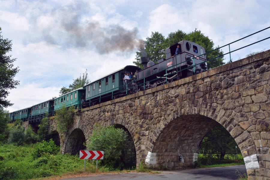 Telčské parní léto. Zdroj: Společnost telčské místní dráhy