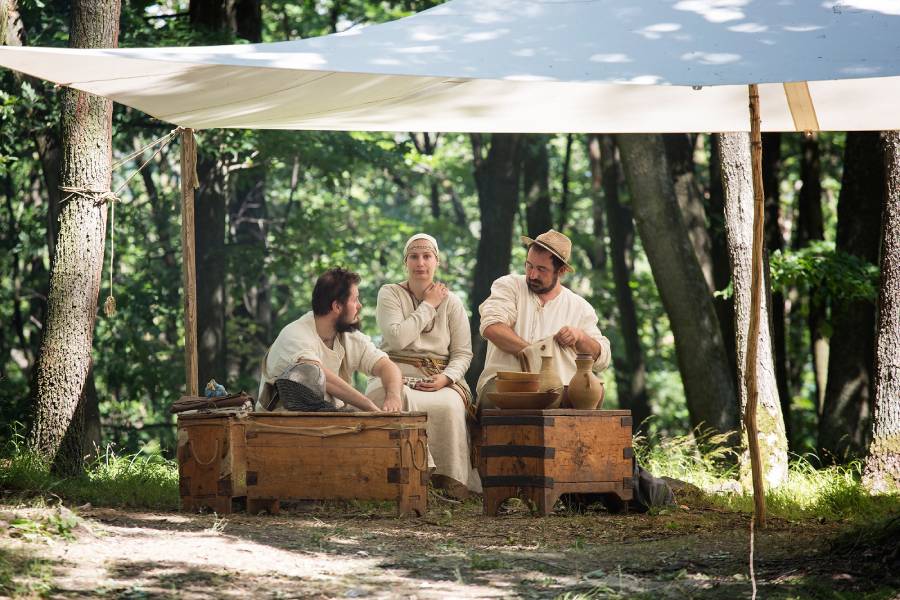 Historický festival Veligrad. Zdroj: Obec Modrá