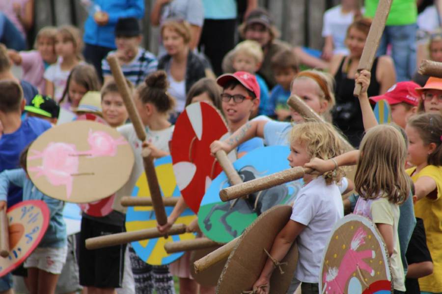 Historický festival Veligrad. Zdroj: Obec Modrá