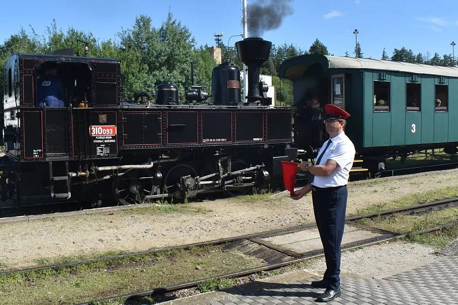 Telčské parní léto. Zdroj: Společnost telčské místní dráhy