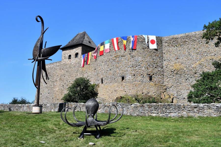 Hefaiston - mezinárodní setkání uměleckých kovářů na hradě Helfštýn. Zdroj: Muzeum Komenského v Přerově