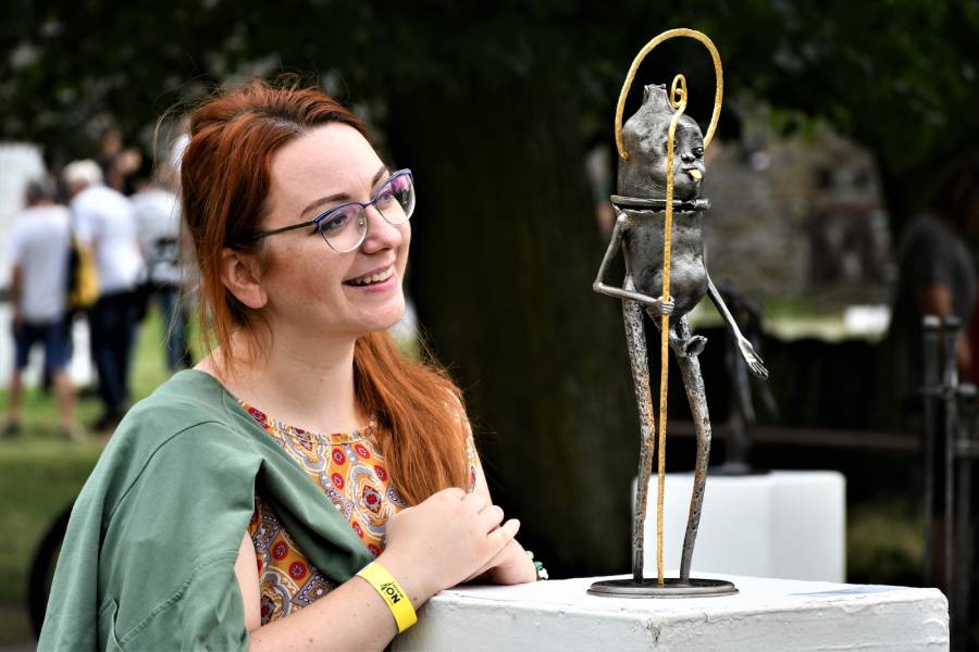 Hefaiston - mezinárodní setkání uměleckých kovářů na hradě Helfštýn. Zdroj: Muzeum Komenského v Přerově