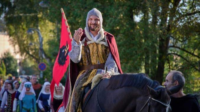 Svatováclavský jarmark a středověký den v Luhačovicích. Foto: Jan Dostál. Zdroj: Kulturní a kongresové centrum Elektra