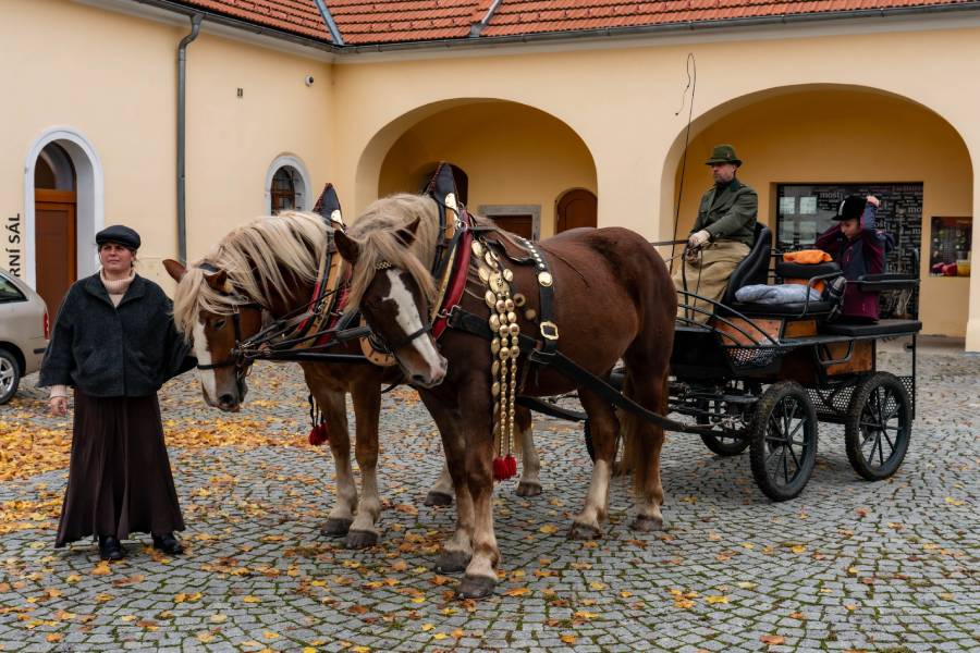 Hubertova jízda v Centru Eden. Foto: ZvajdaCZ.zonerama.com Zdroj: Eden Centrum Bystřice nad Pernštejnem