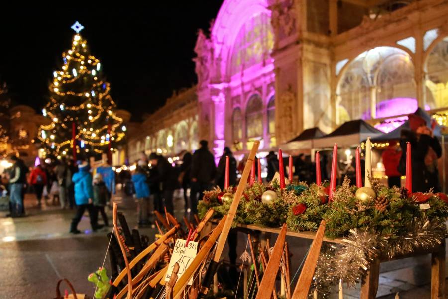 Advent v Mariánských Lázních. Zdroj: Infocentrum Mariánské Lázně s.r.o.
