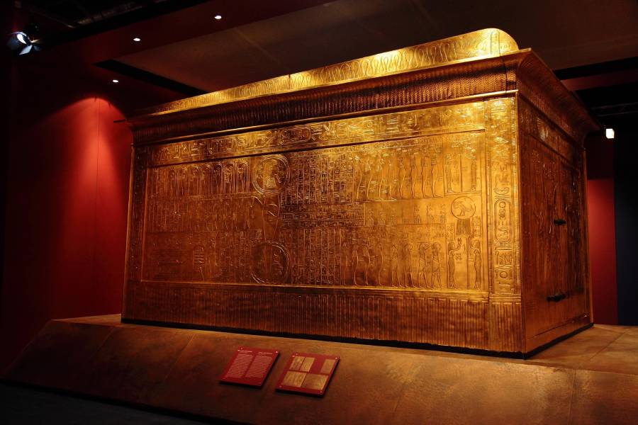 Velkolepá výstava Tutanchamon – jeho hrobka a poklady. Zdroj: JVS Trade Group s.r.o., pořadatel výstavy