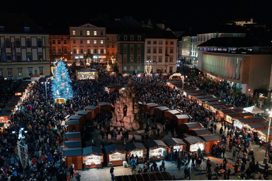 Brněnské Vánoce na Zelném trhu. Zdroj: Úřad městské části Brno-střed