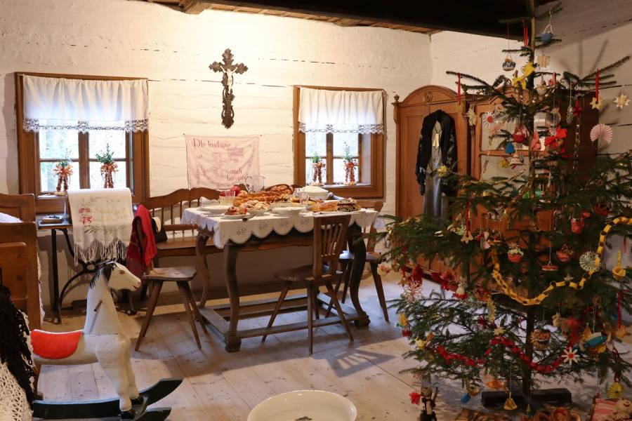 Vánoce na Veselém kopci. Zdroj: Národní muzeum v přírodě