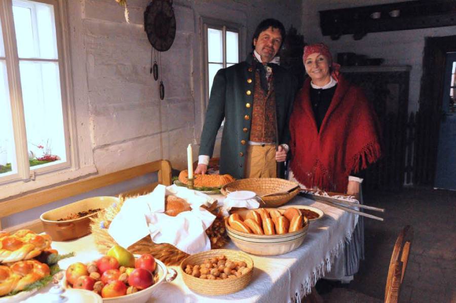 Advent a Vánoce ve skanzenu v Kouřimi. Zdroj: Muzeum lidových staveb Kouřim