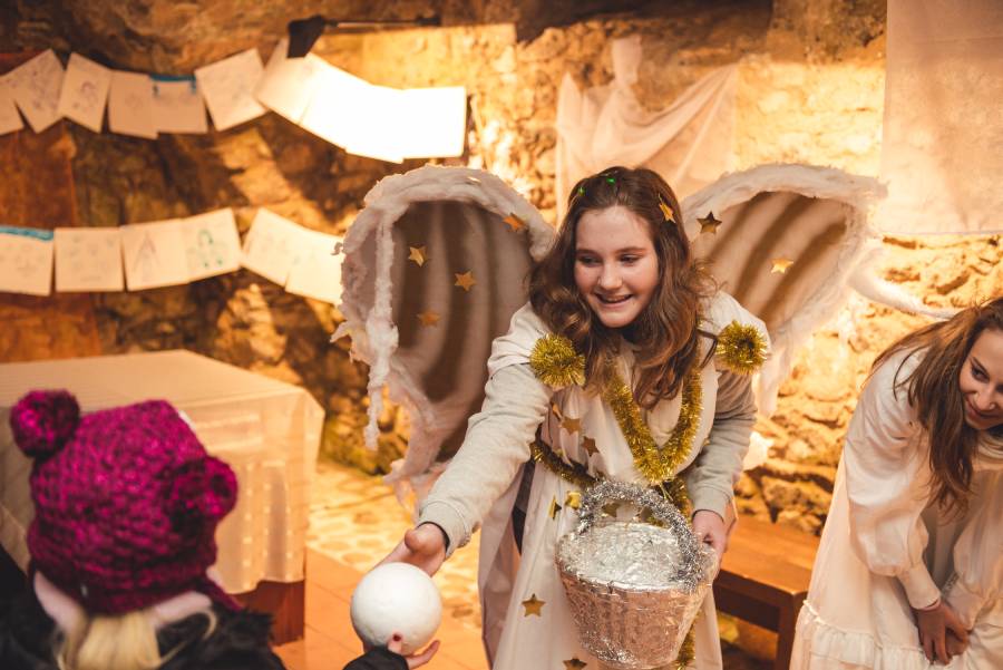 Nebíčko a malé peklíčko na hradě Rabí. Zdroj: Národní památkový ústav