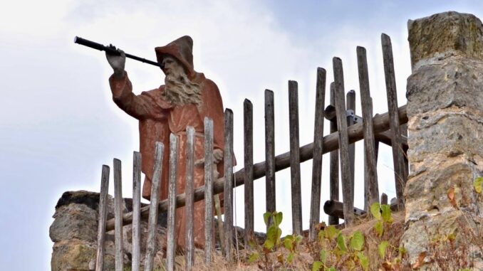 socha poustevníka Samuela 