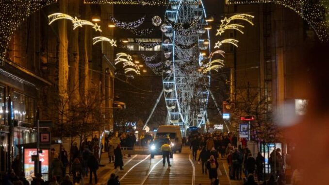 Brněnské Vánoce. Vyhlídkové kolo. Zdroj: Úřad městské části Brno-střed