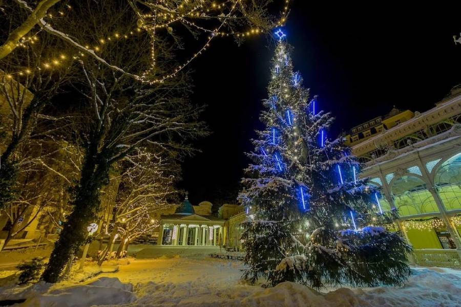 Vánoce v Mariánských Lázních. Zdroj: Turistické informační centrum Mariánské Lázně