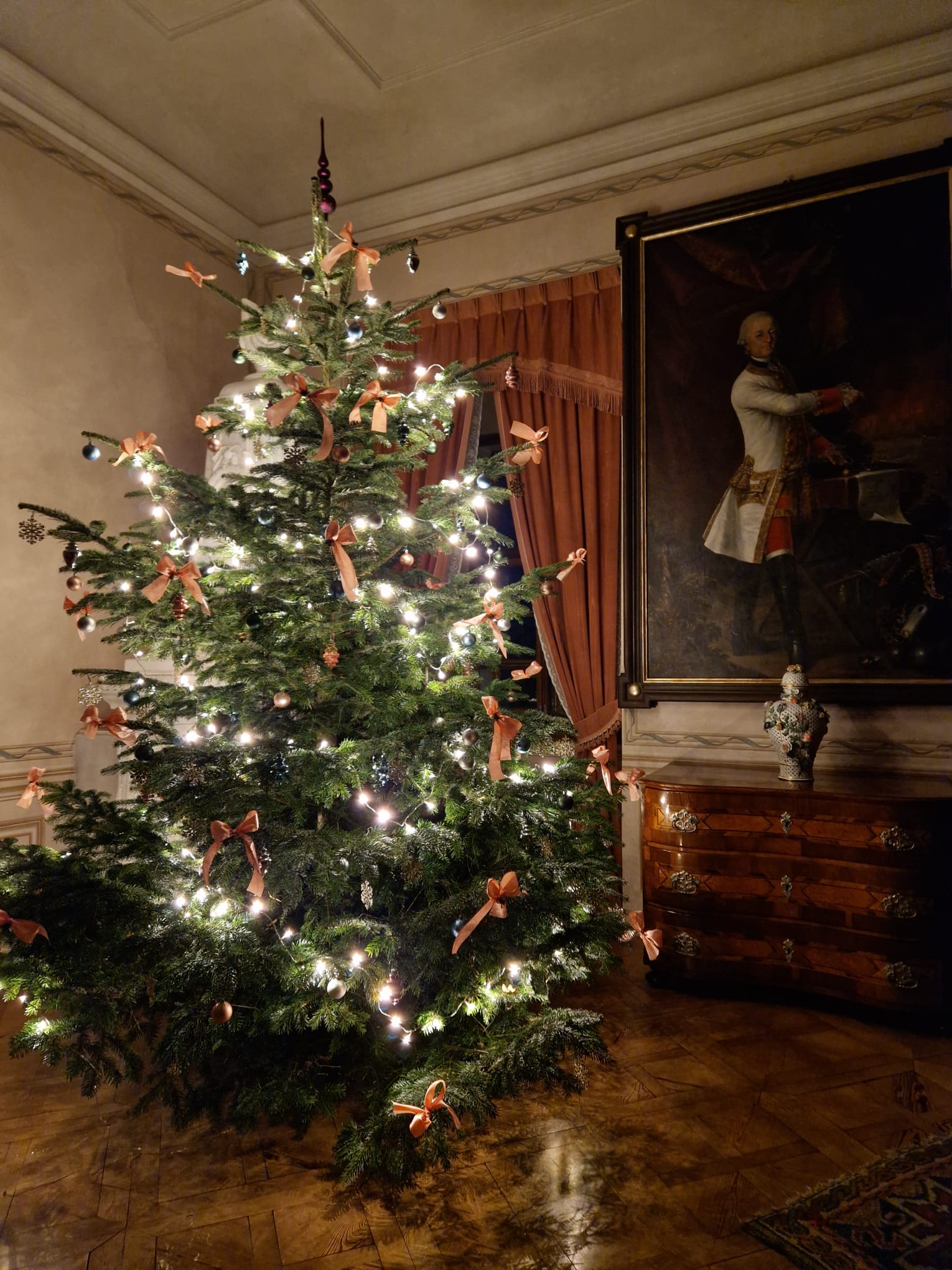 Vánoce na zámku v Mníšku pod Brdy. Zdroj: NPÚ.