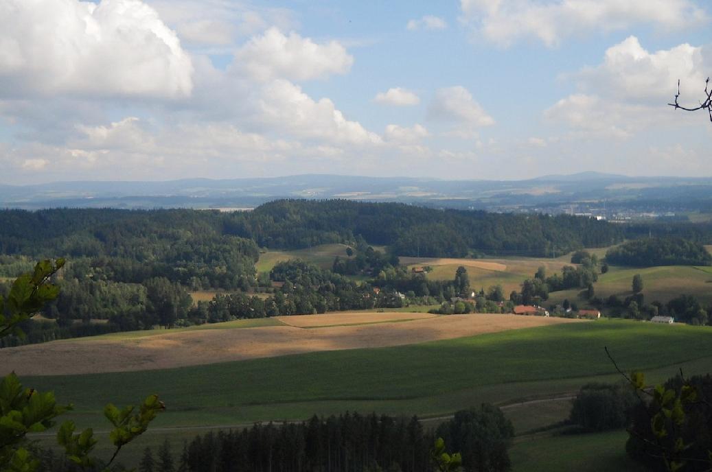 Výhled ze zříceniny Žampach. Zdroj: Petr Digrin