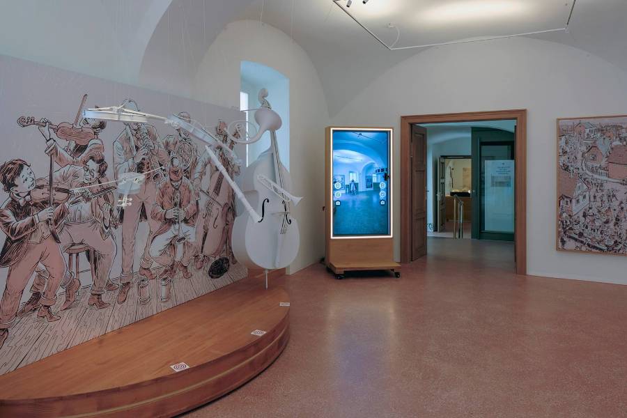 V Rodném domě Antonína Dvořáka v Nelahozevsi. Zdroj: House of Lobkowicz