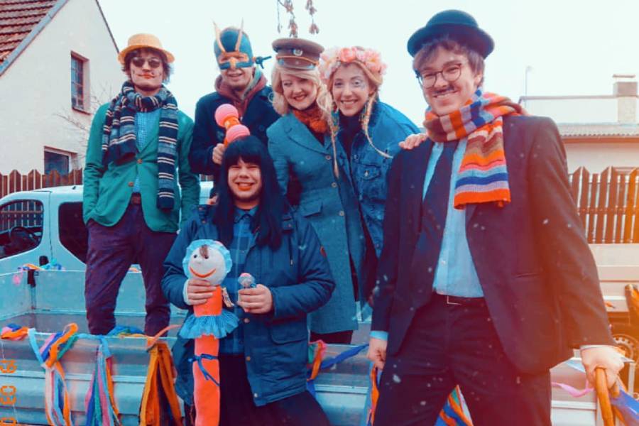 Patronka Milevských maškar. Zdroj: Facebook Anny Julie Slováčkové