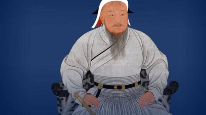 Výstava Čingischán. Zdroj: Národní muzeum