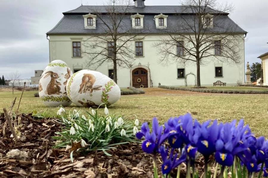 Velikonoce na zámku Štáblovice. Zdroj: Zámecký resort Štáblovice