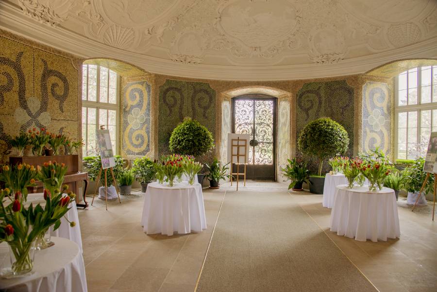 Tulipománie na zámku Buchlovice. Zdroj: Národní památkový ústav, CC BY-NC-ND 3.0 CZ, zamek-buchlovice.cz