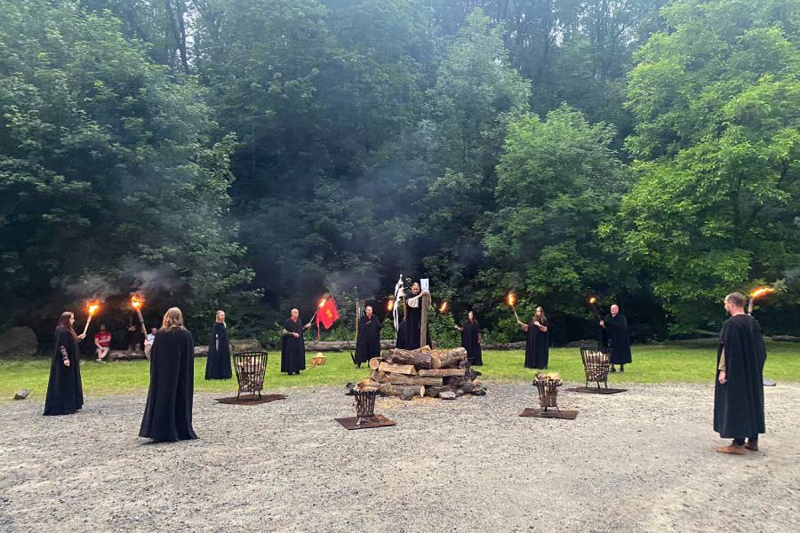 Slavností mistra Jana Husa na Housově Mlýně v Táboře. Zdroj: A.R.G.O.