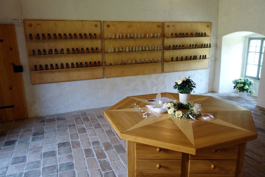 Archiv vůní v klášteře Kladruby. Zdroj: Národní památkový ústav