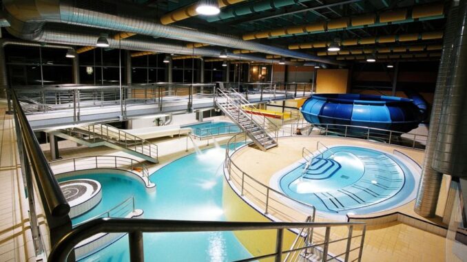 Aquapark Kladno. Zdroj: Sportovní areály města Kladna