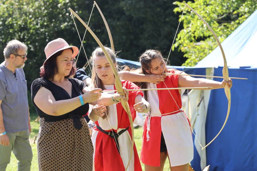 Templářské slavnosti. Foto: Jiří Koňařík. Zdroj: Muzeum regionu Valašsko