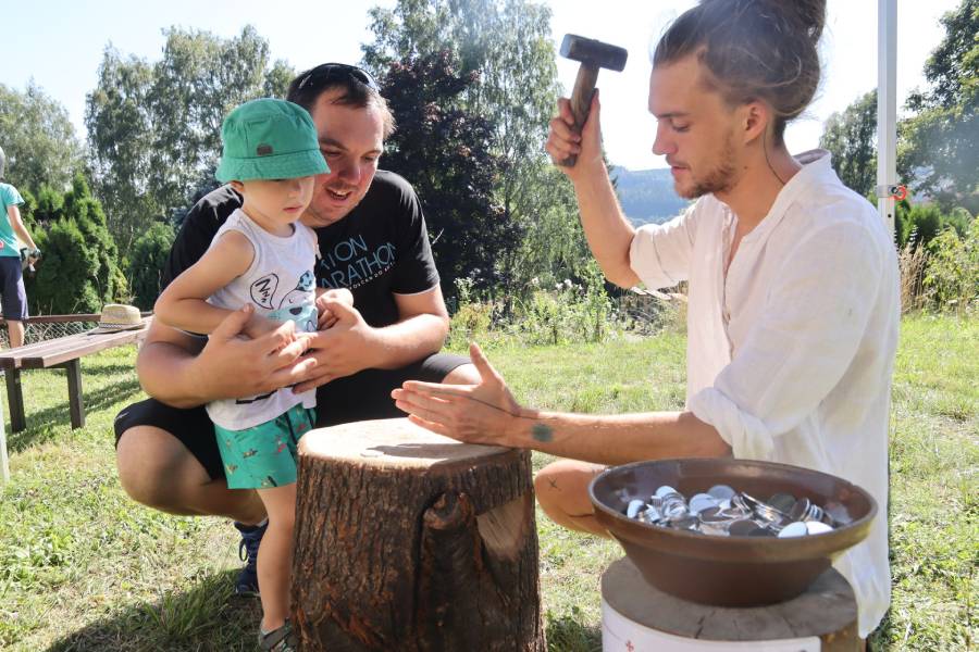 Templářské slavnosti. Foto: Jiří Koňařík. Zdroj: Muzeum regionu Valašsko