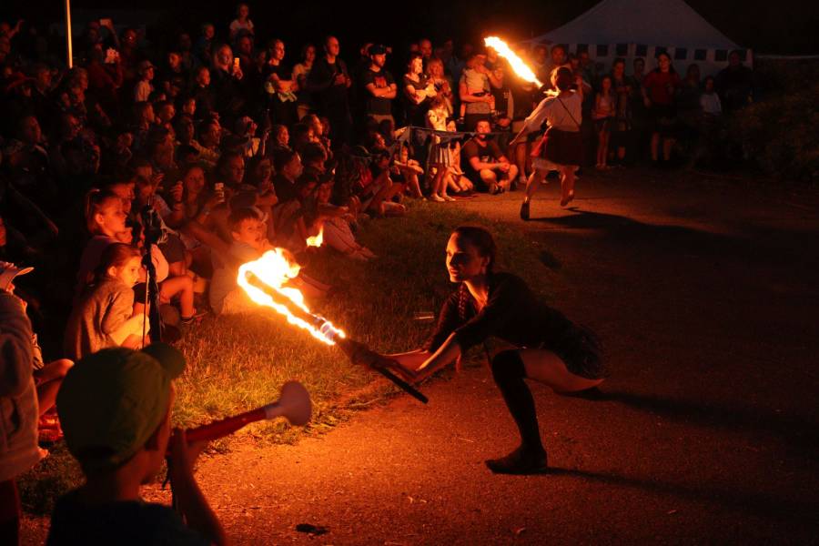 Templářské slavnosti. Foto: Jiří Koňařík. Zdroj: Muzeum regionu Valašsko