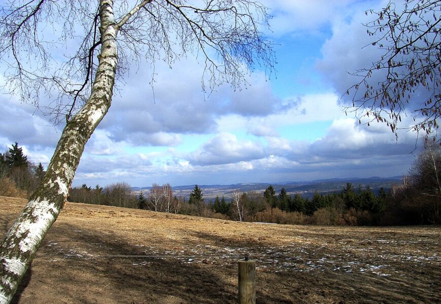 Výhled z Javorové skály.