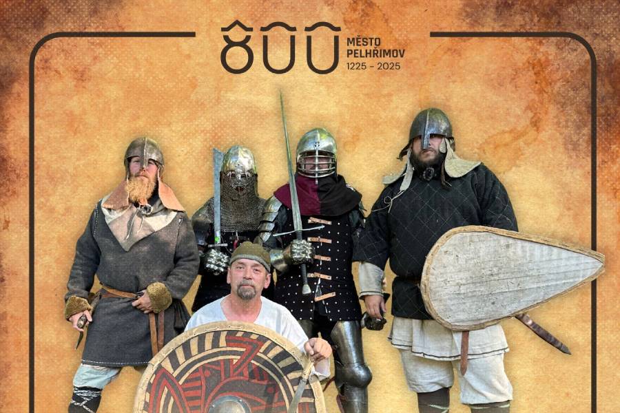 Stezka časem. Výřez z plakátu. Zdroj: Město Pelhřimov